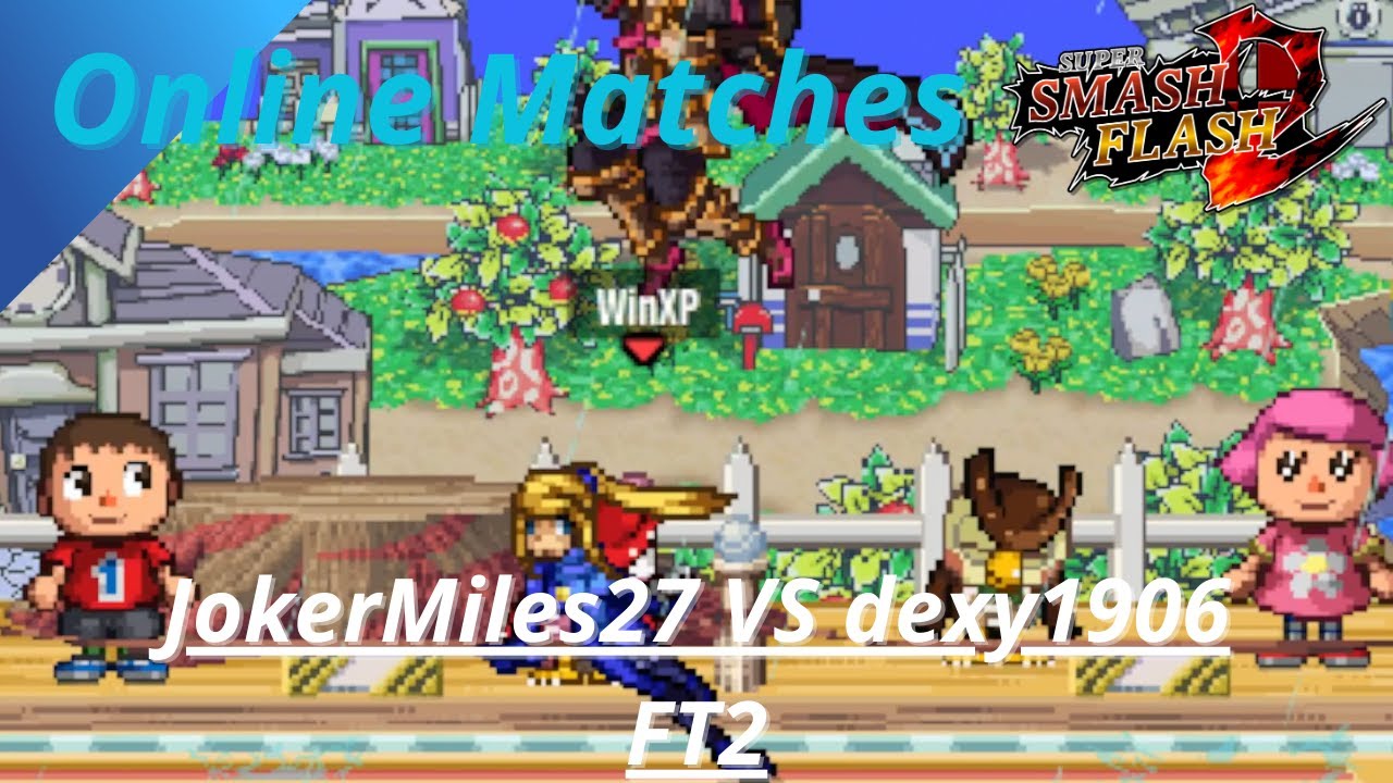 Super Smash Flash 2 Online Matches - JokerMiles27(ZSS/PI) VS dexy1906(GA/ERY) (FT2)