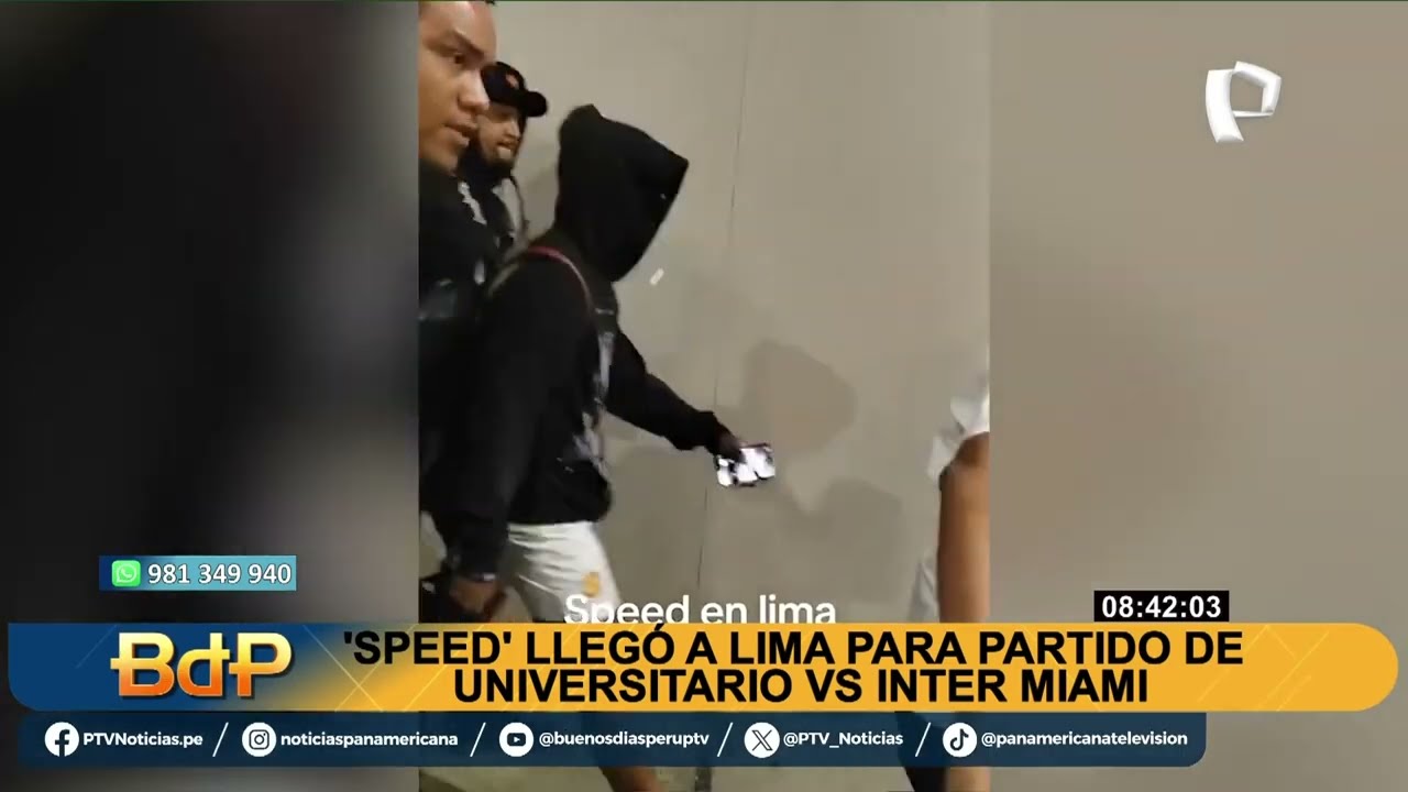 Speed en Lima: streamer estaría presente en el partido de Universitario ante Inter Miami