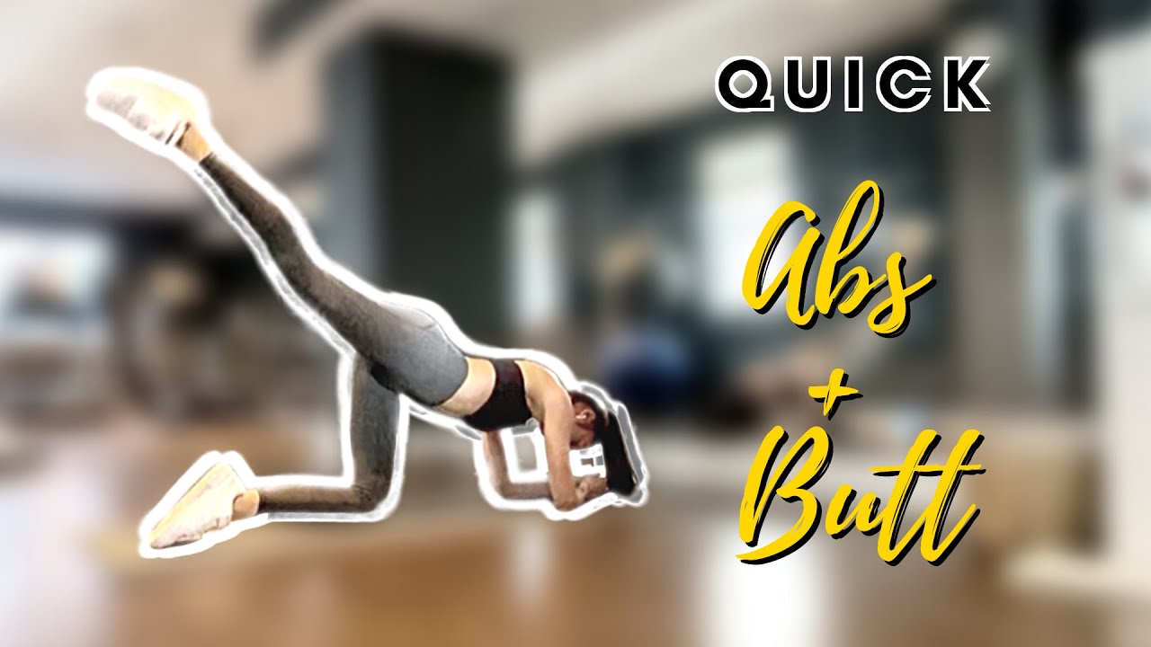 15-min abs and butt workout | Workout with me in Miami | Aimee Cheng-Bradshaw