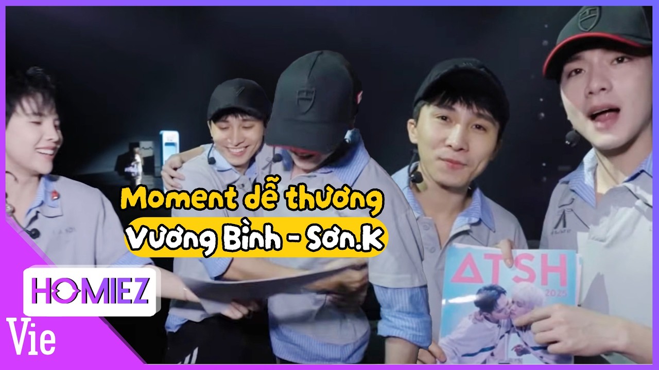 Ngọt xĩu với loạt moments COUPLE dễ thương của Vương Bình và Sơn.K | ANH TRAI SAY HI 2025