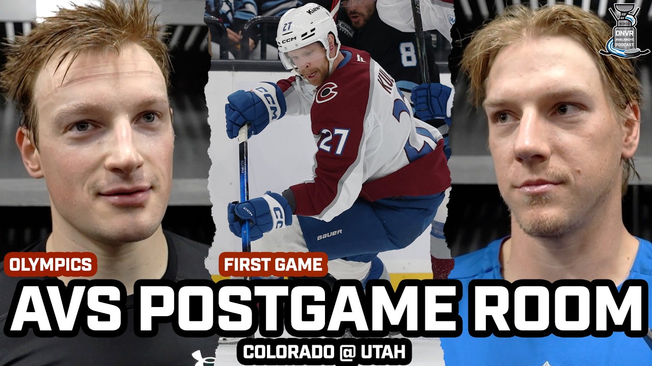 Cale Makar on Olympics & Avs React to Brett Kulak's 1st Game After BIG 4-2 WIN @ Utah