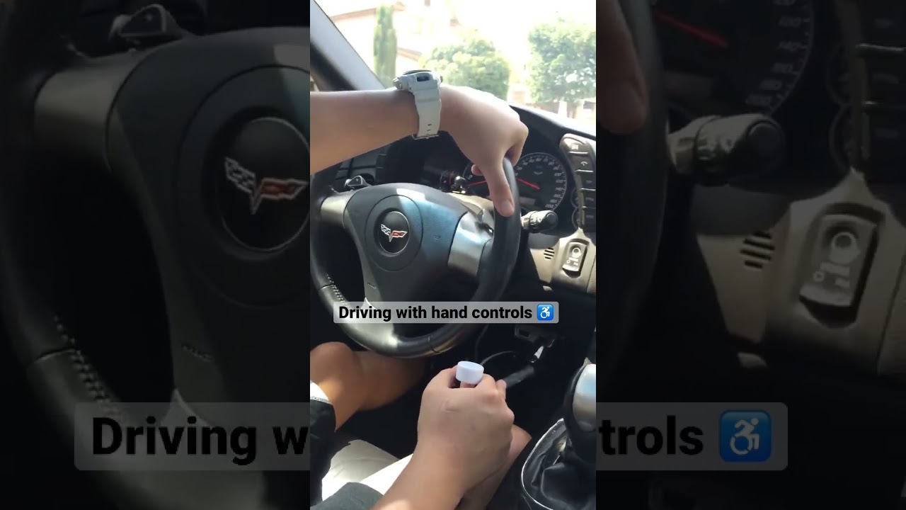 Portable hand controls ♿️ #spinalcordinjury #paraplegic #wheelchair