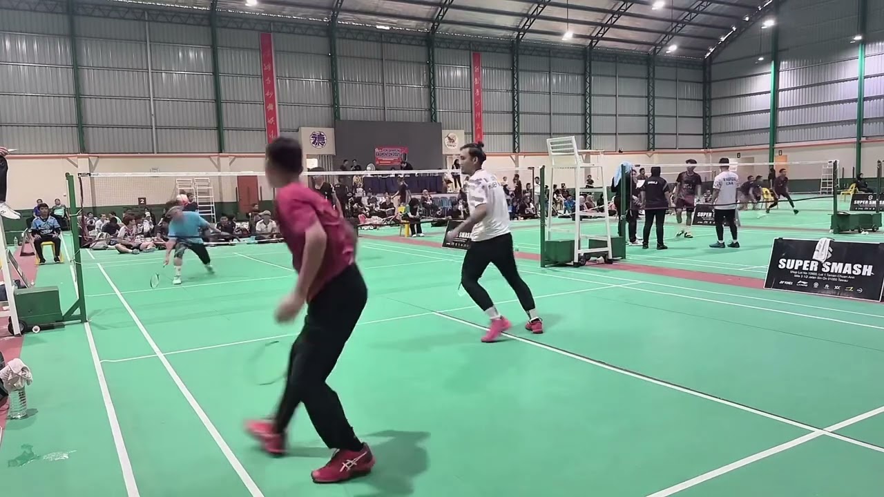 Join Kejohanan Badminton Bakat Baru | Kalah Lawan under 18 ??