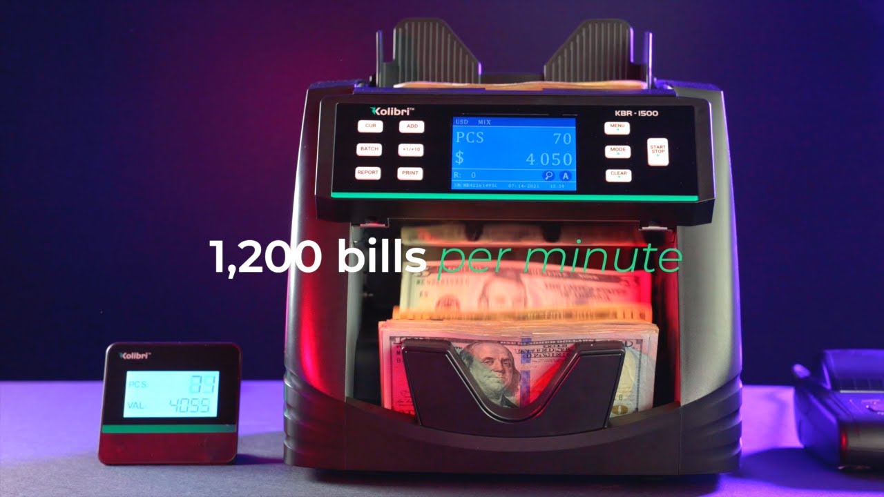 Kolibri KBR-1500: Speed, Accuracy & Counterfeit Detection in One | Kolibri USA