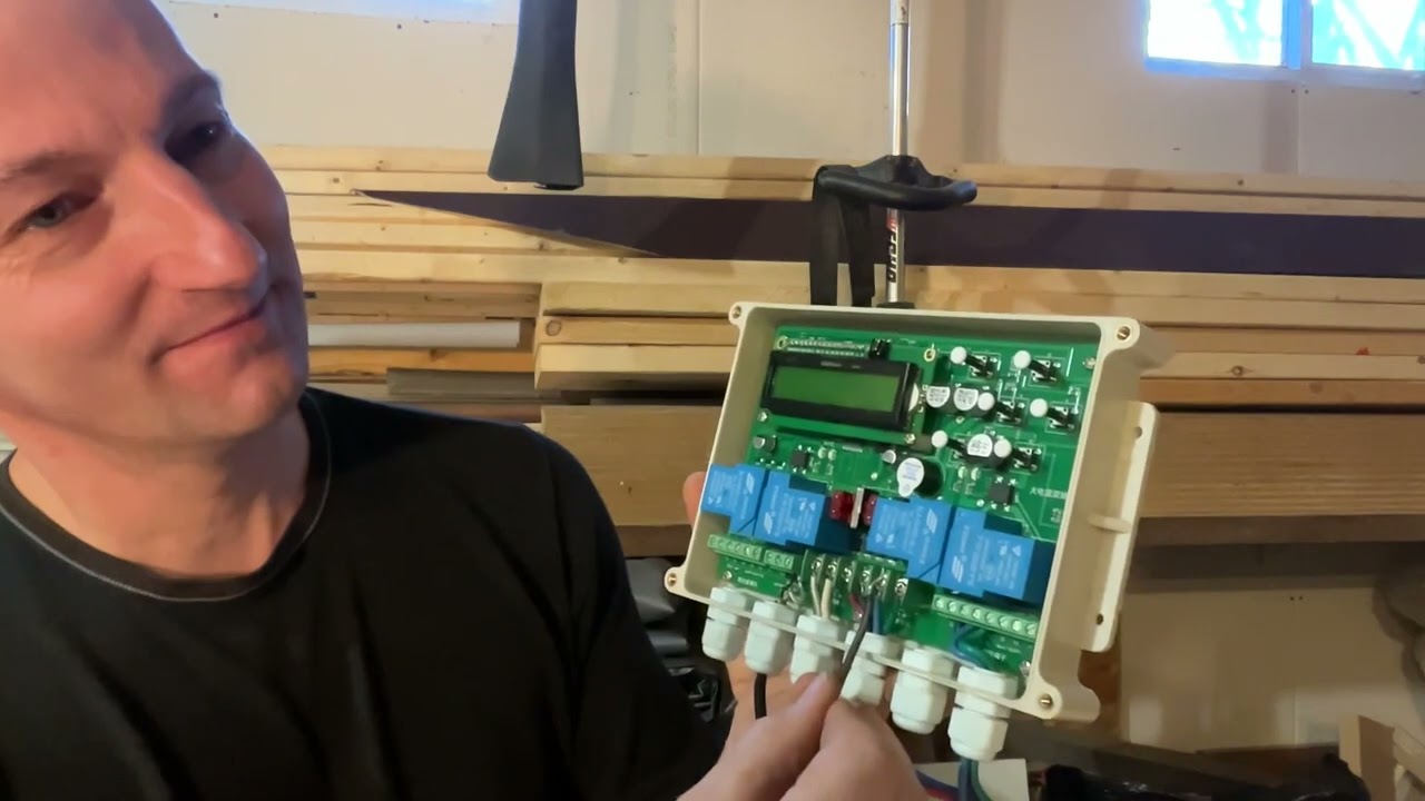 Solar tracker controller wiring