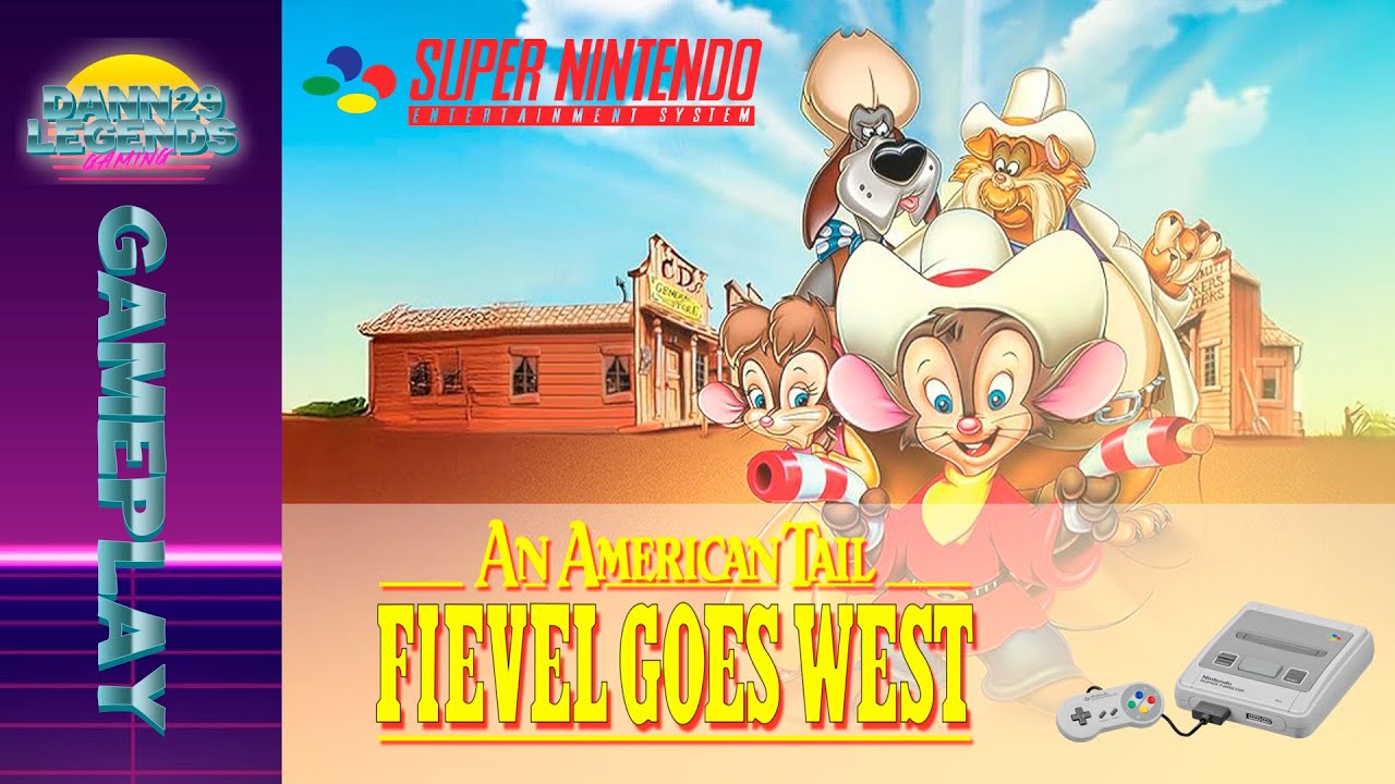 An American Tail: Fievel Goes West [ 100% Complete ] [ No Death ] ( 1994 ) ( Super Nintendo ) 🤠👾🕹️