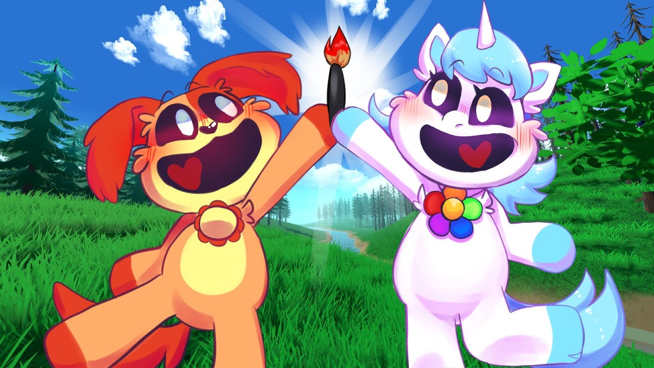 CraftyCorn ENSINA DogDay a Pintar no Poppy Playtime 3!