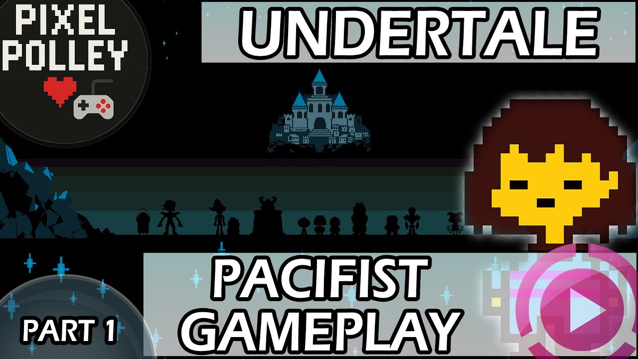 UNDERTALE Pacifist Game Play - PART 1 - What a Cute little Flower, Howdy Flowey