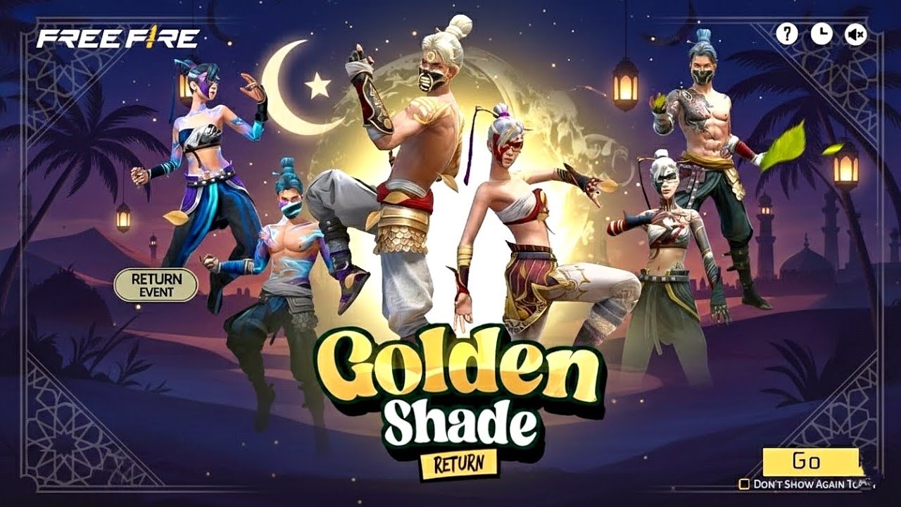 Golden Shade Bundle Return Confirm Date 🤯 | All Joker Bundle Return | free fire new event 