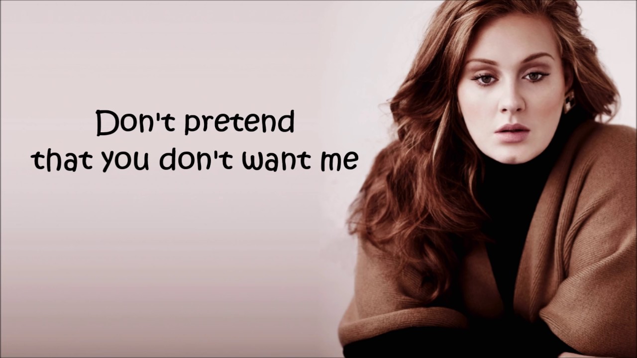 Water Under The Bridge-Adele(lyrics video)