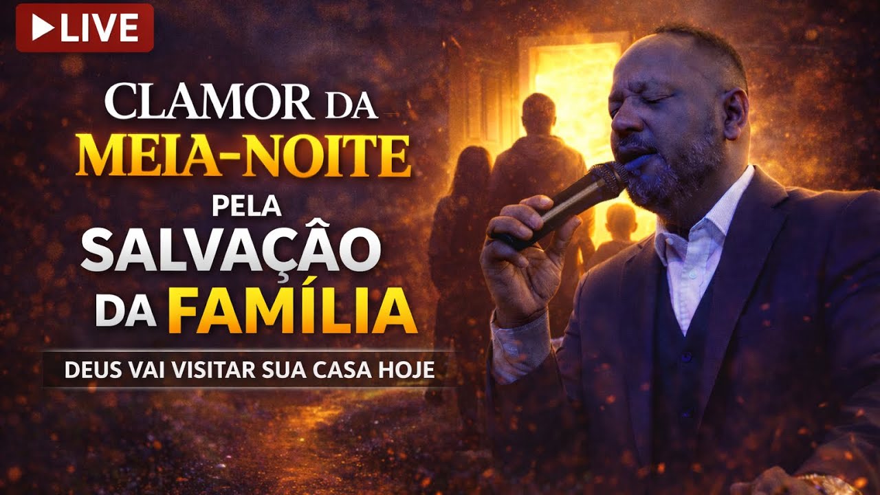 Fábio libertador está ao vivo!#19 🔥 MEIA-NOITE DE SALVAÇÃO — DEUS VAI RESGATAR SUA FAMÍLIA