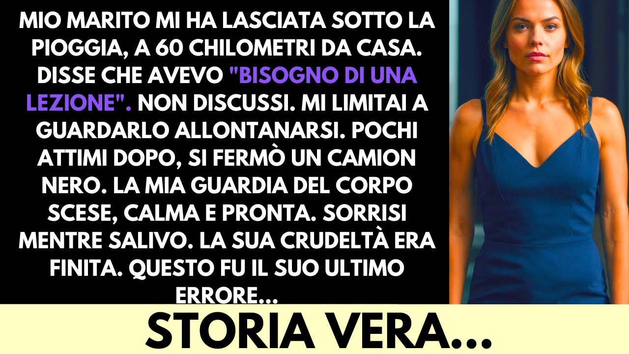 Mio Marito Mi Ha Lasciata Sotto La Pioggia “Per Darmi Una Lezione”—Non Si Aspettava Il Mio Guardia