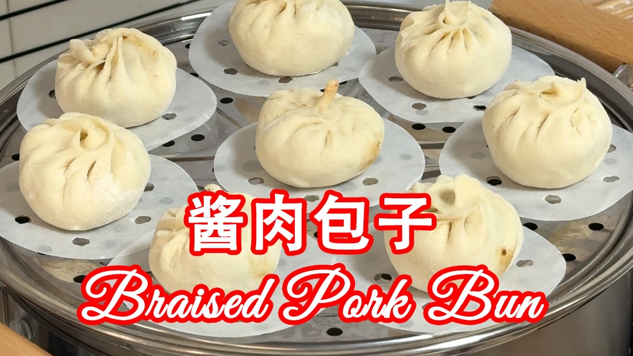 Braised Pork Bun ASMR Cooking(LONG) | Delicious Recipe  #food #cooking #recipe #nonveg #viral