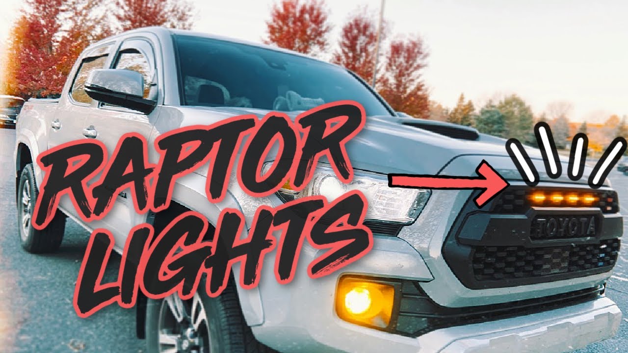 Установка фар для Toyota Tacoma Lifestyle Raptor | Включение дневных ходовых огней