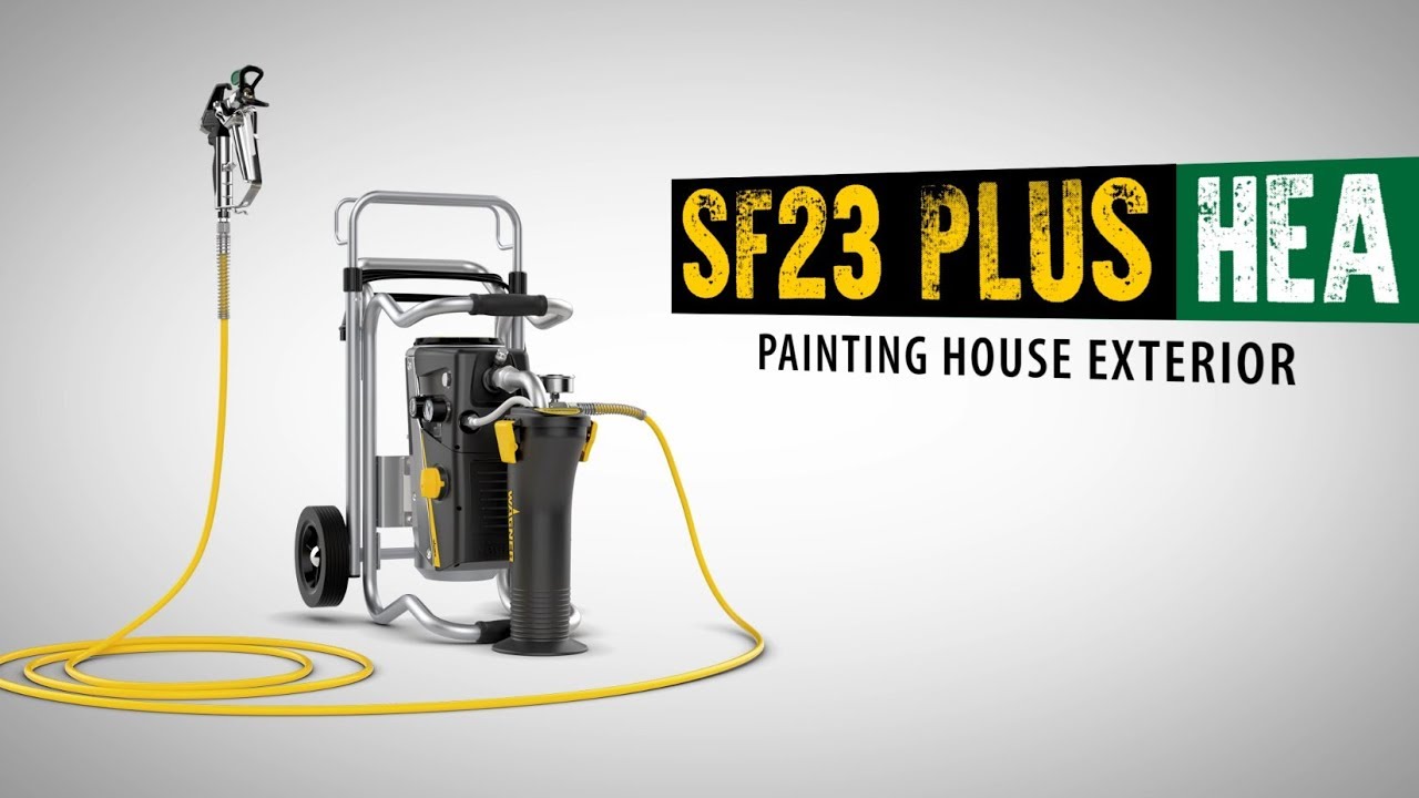 How to Spray Paint a House - WAGNER SuperFinish 23 Plus