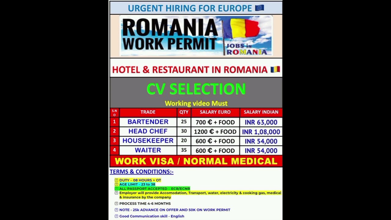 Hotel job and work in romania #romania #food #restaurant