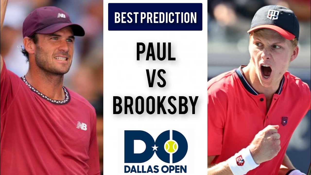 Tommy Paul vs Jenson Brooksby | Dallas Open 2026 | Tennis Prediction