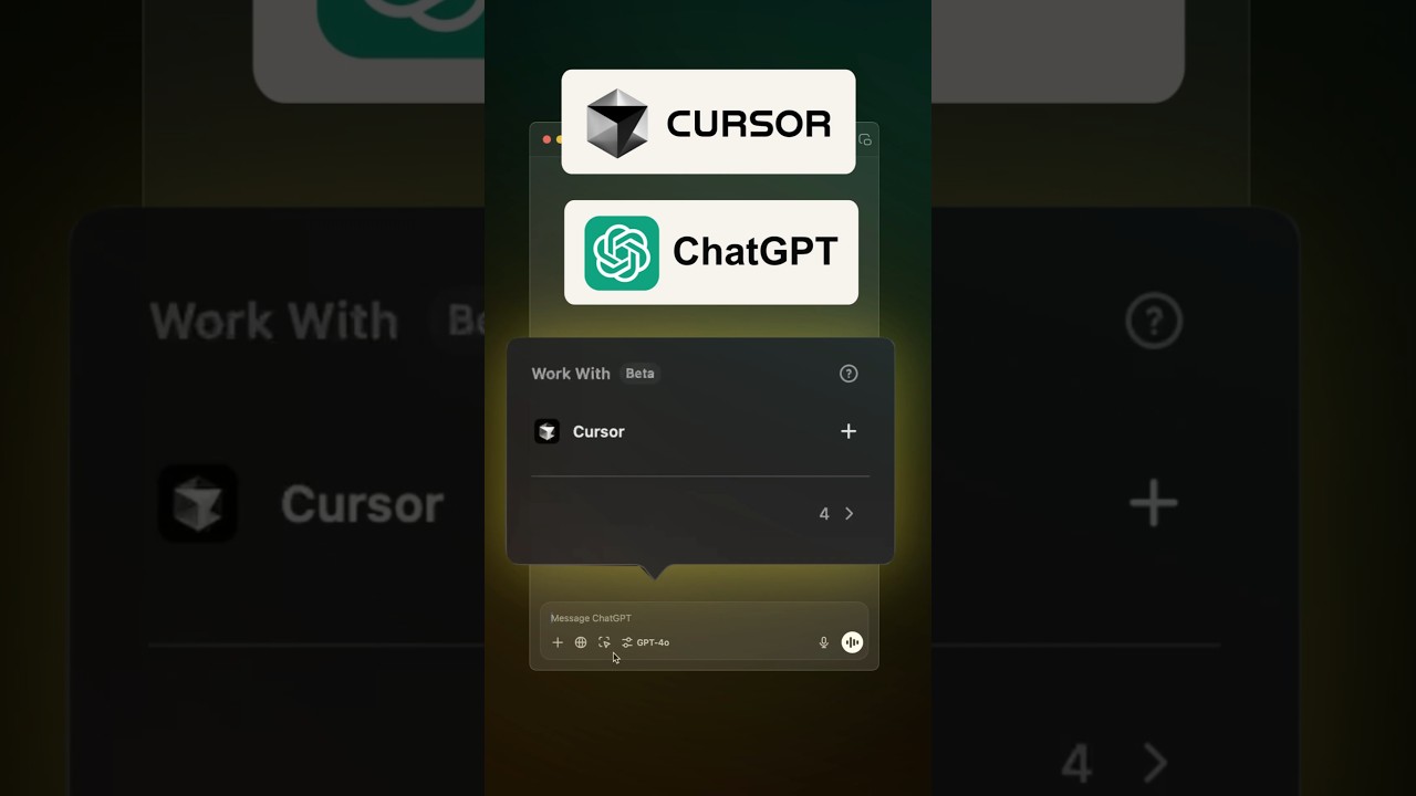 How to use Cursor in ChatGPT