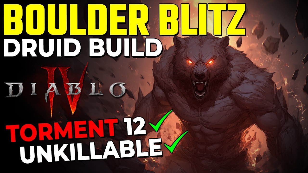 Огромный урон. Буквально неубиваемый! Сборка друида в Diablo 4.