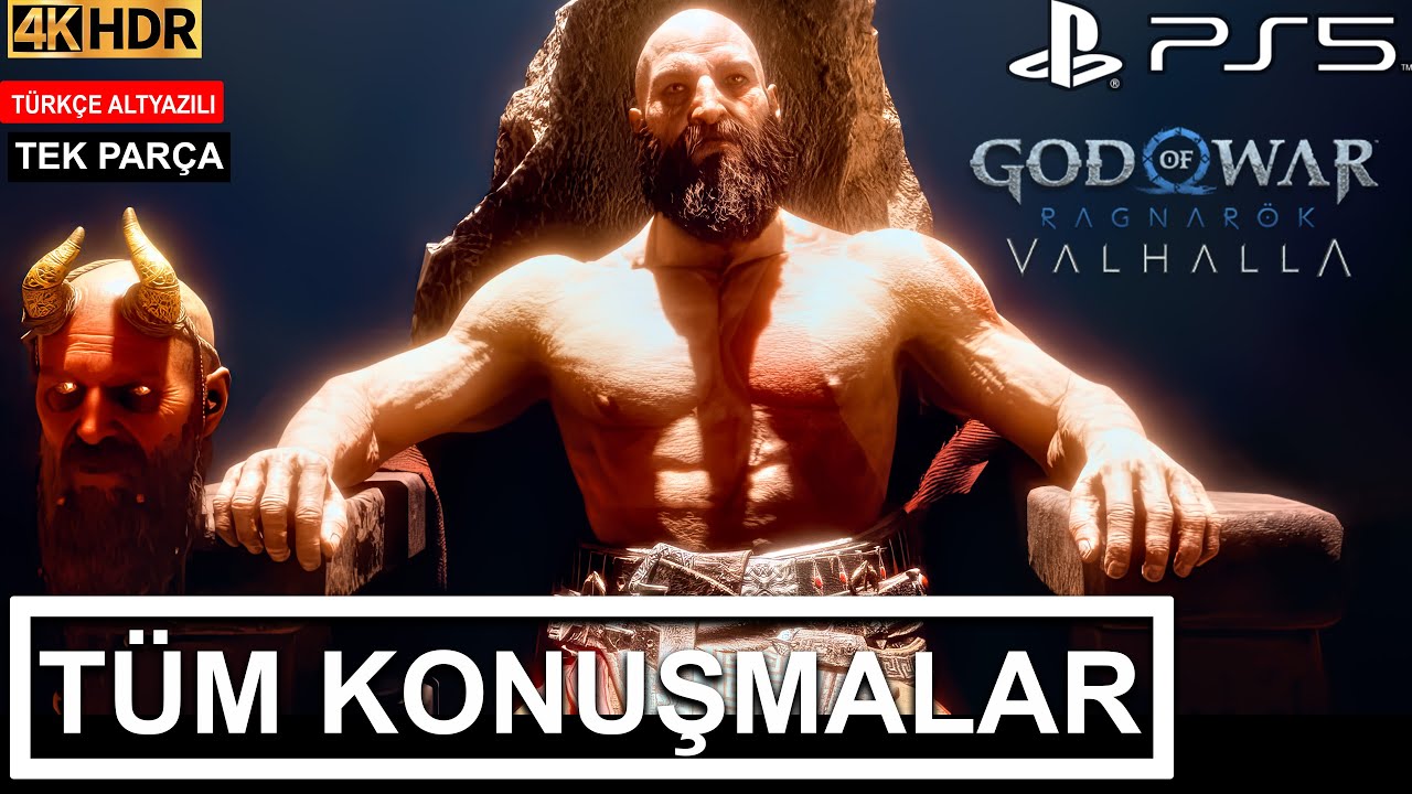 God Of War Ragnarok Valhalla Hikayesi - Tüm Konuşmalar ( PS5 - 4K - HDR )