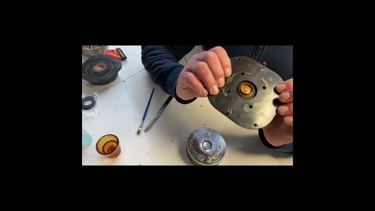 Réparations d’un tweeters Focal T120 / T121 ou ?? Tweeter vintage 👌