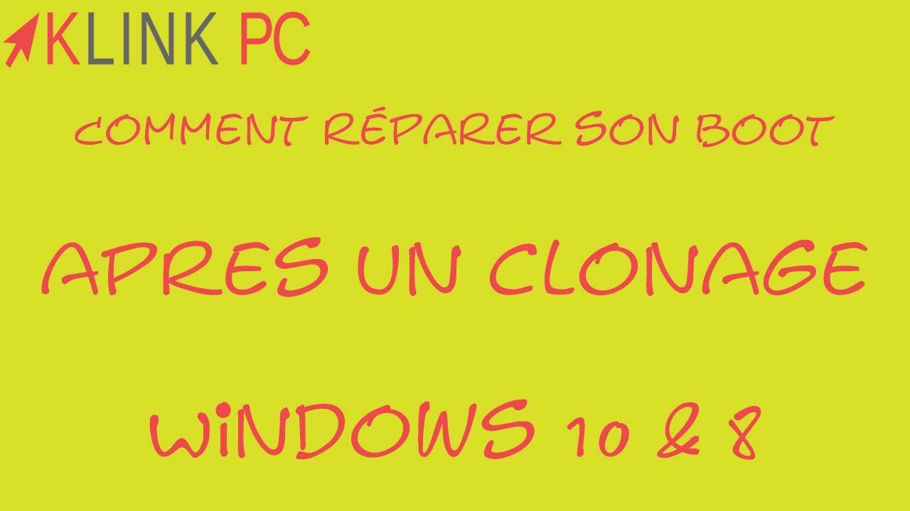 Repare el inicio de Windows 10 u 8 despu&eacute;s de clonar 