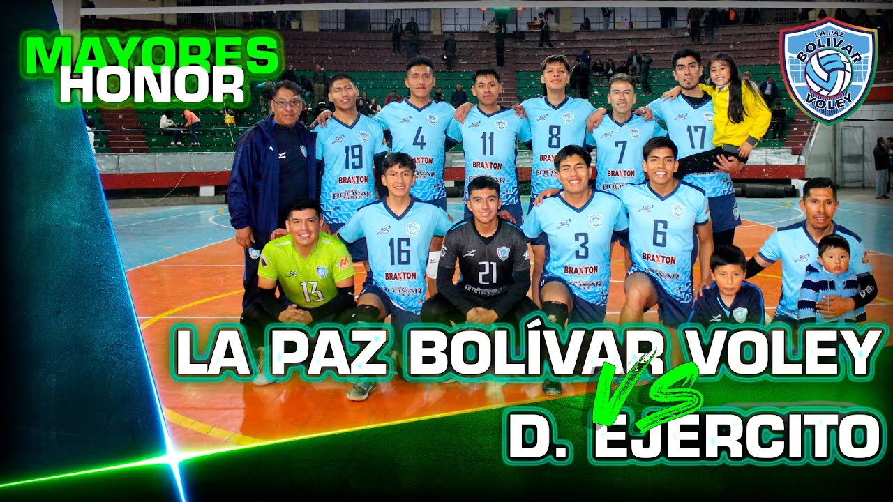 La Paz Bolívar Voley 🆚 D. Ejército | Primera de Honor | Rama Masculina