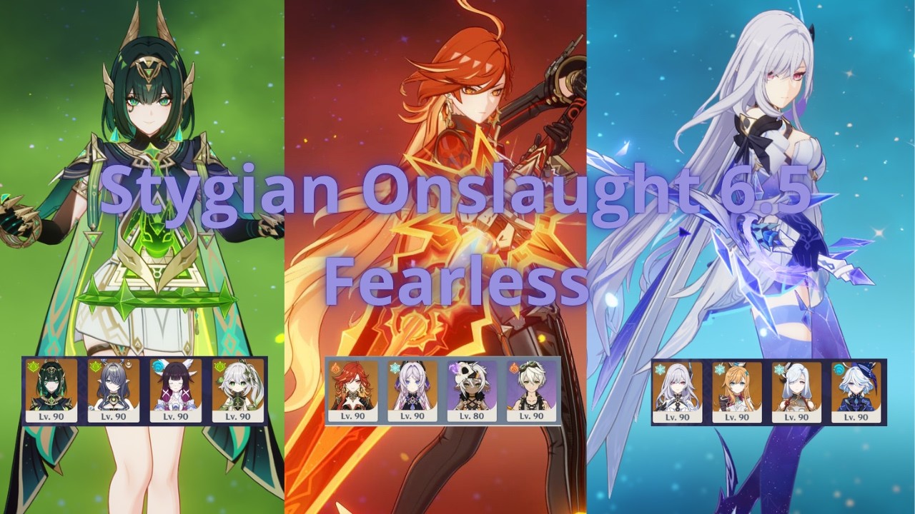 Stygian Onslaught Fearless 6.5 Genshin Impact Nefer Mavuika Skirk