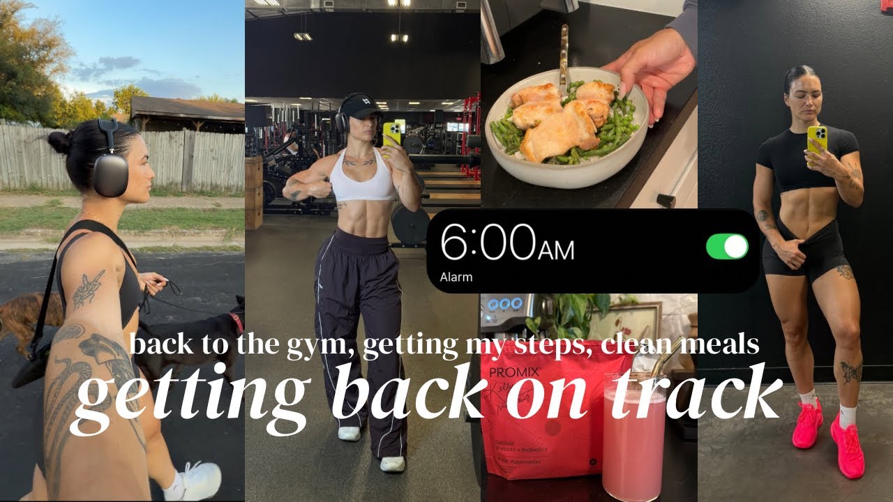 LET'S GET BACK ON TRACK | Work Routine, Gym Sessions, & Fully Resetting