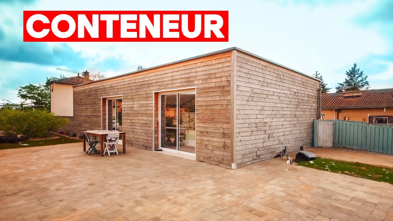 VIVRE DANS UNE MAISON CONTENEUR POUR 50 000€ !