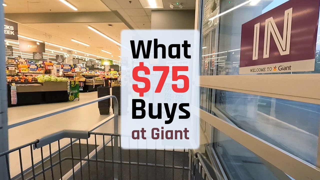 Spent $75 at Giant &ndash; Here's What I Bought!