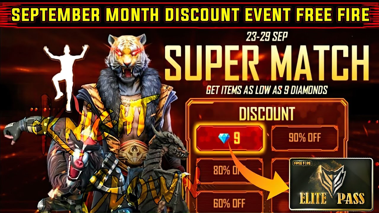 September Elite Pass Discount Event In Tamil |September Mystery Shop 2021 |Free Fire New Event Tamil