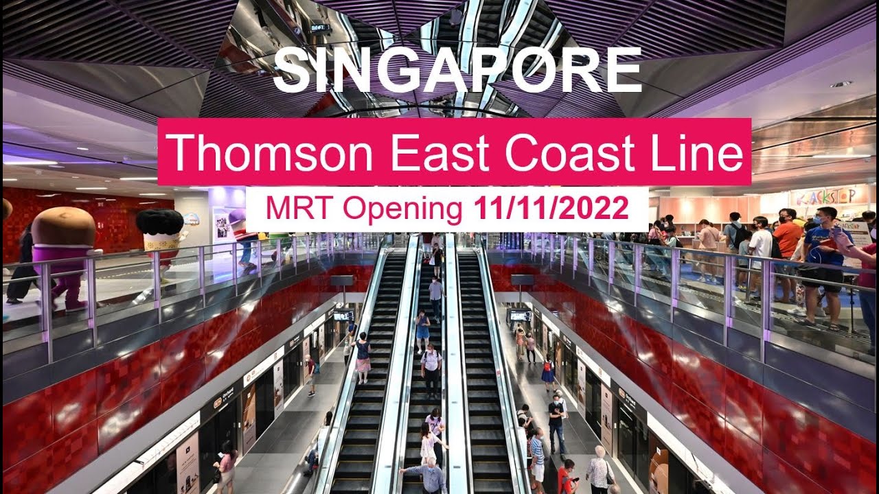 Khám phá chuyến tàu mới nhất, hiện đại nhất Singapore Thomson East Coast Line khai trương 11/11/2022