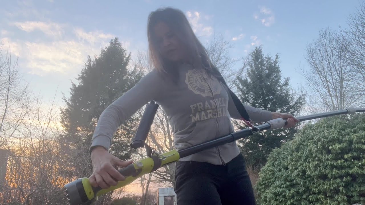 Grensåg Förlängningsbar 18V : Theres Kundrecension - RYOBI ®