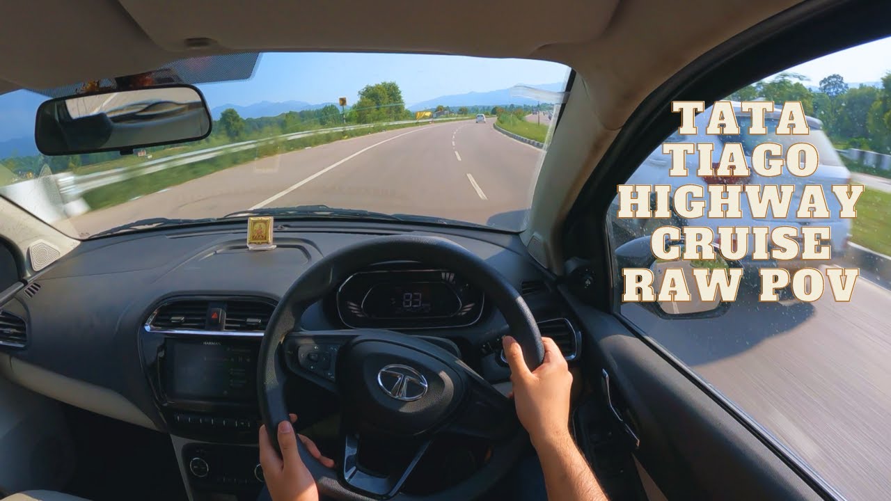 Cruising the Four-Lane Highway of Himachal Pradesh in Tata Tiago | RAW POV Drive