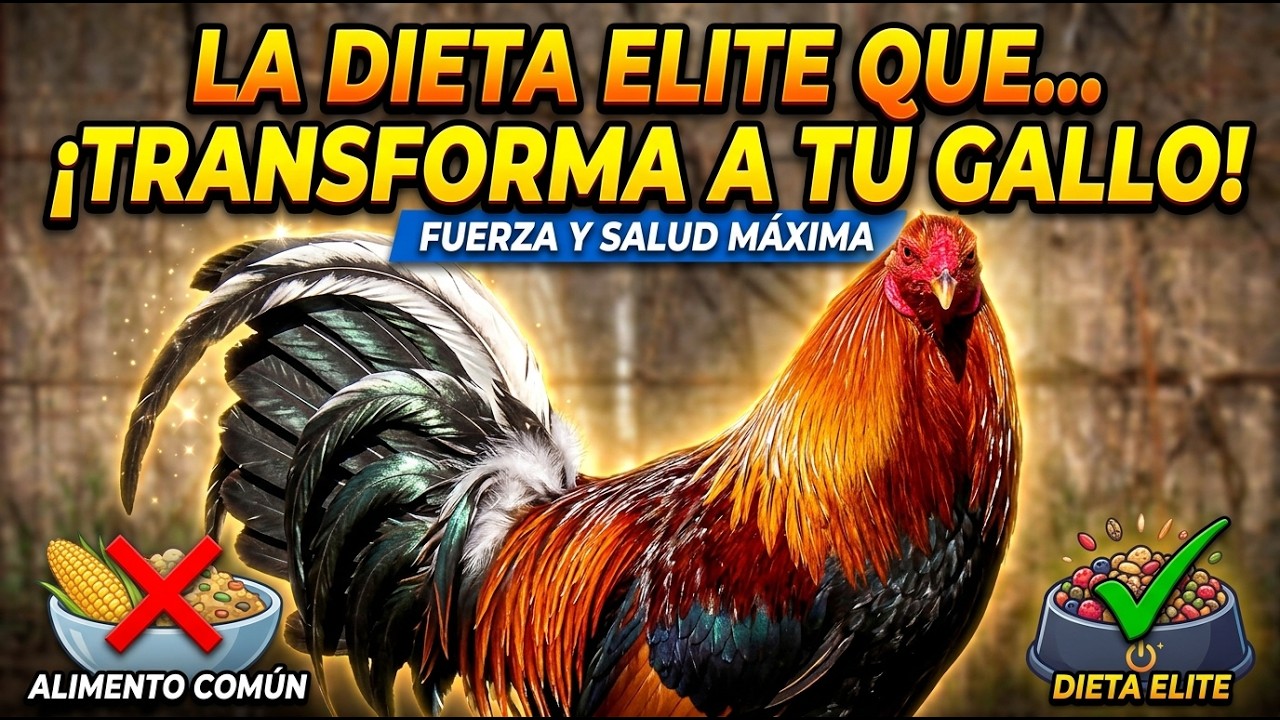 La Dieta de Élite que Transforma a tu Gallo.