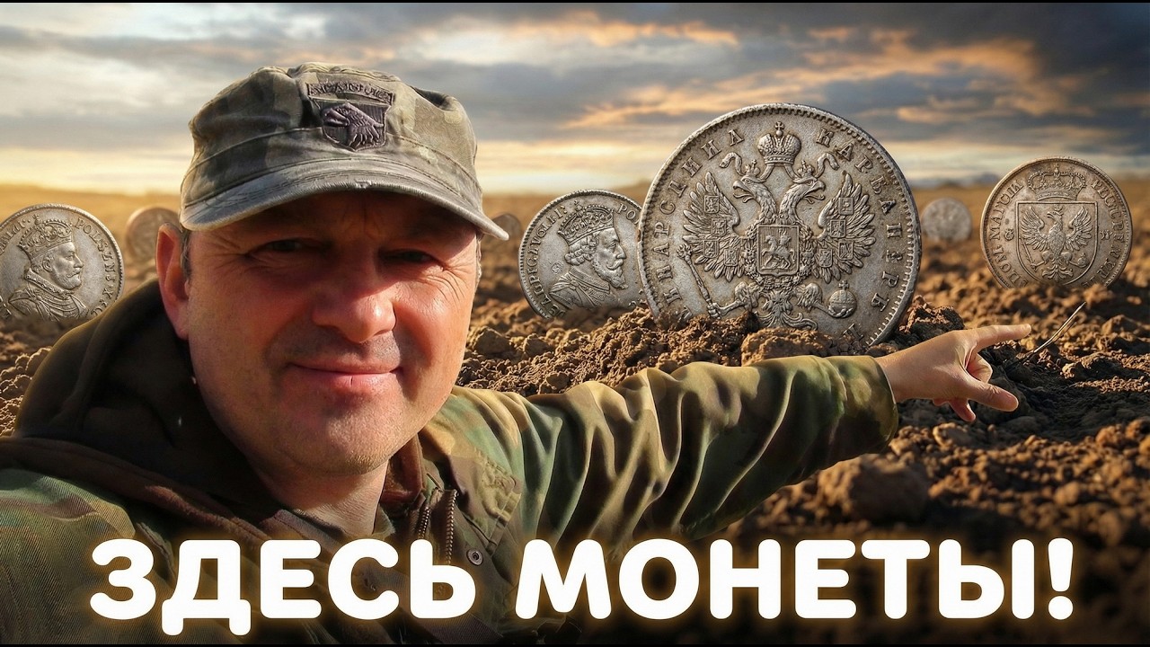 ПОЛЕ ГДЕ МОЖНО НАЙТИ ЕЩЁ МОНЕТЫ ! Metallist Кладоискатель
