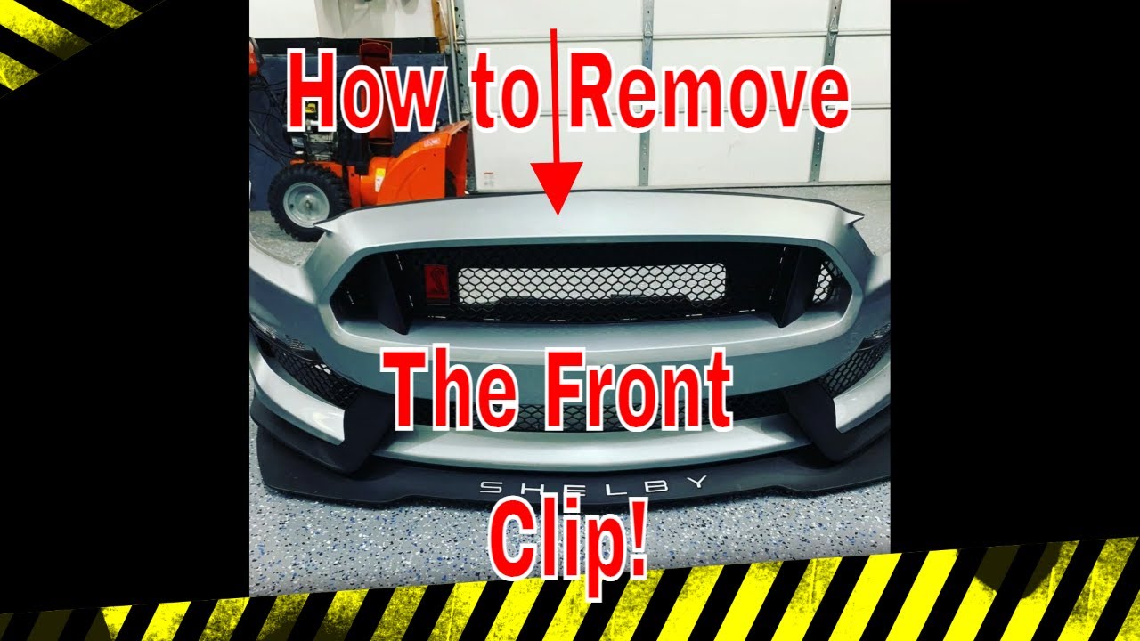 Shelby GT350 Front Bumper or Clip Removal Steps