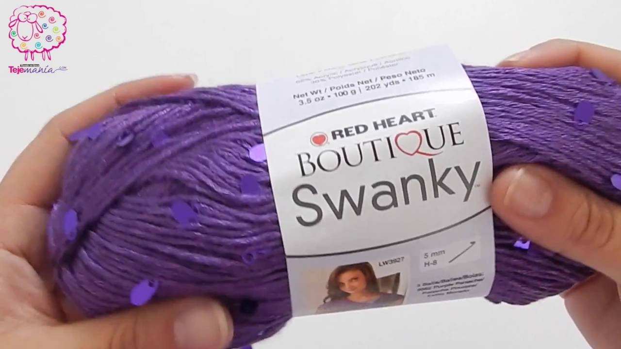 Estambre para tejer Swanky - Marca Red Heart Boutique