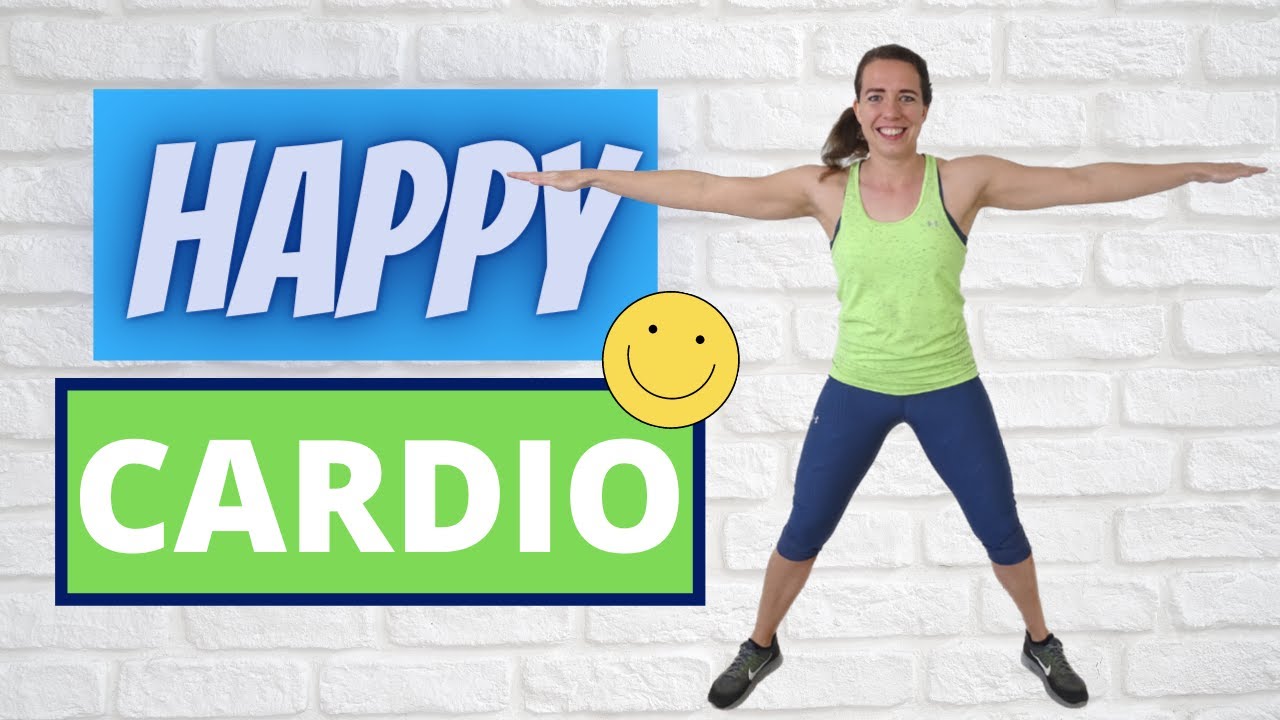 30 Minute Cardio Workout for Beginners – Fat Burning Low impact Exercises at Home – Fun Workout