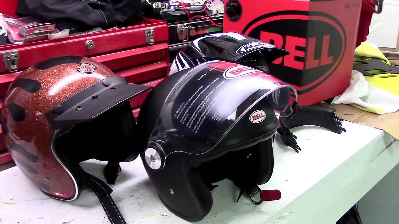 Bell Riot Helmet Review, UnBox, Comparison, 3/4 with Shield