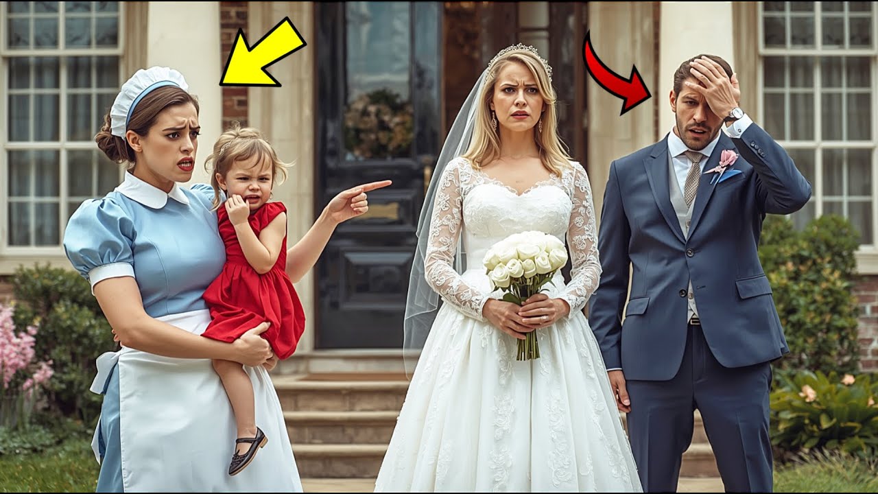 FILHA DO MILIONÁRIO APARECEU IRRECONHECÍVEL NO CASAMENTO   ATÉ QUE A FAXINEIRA