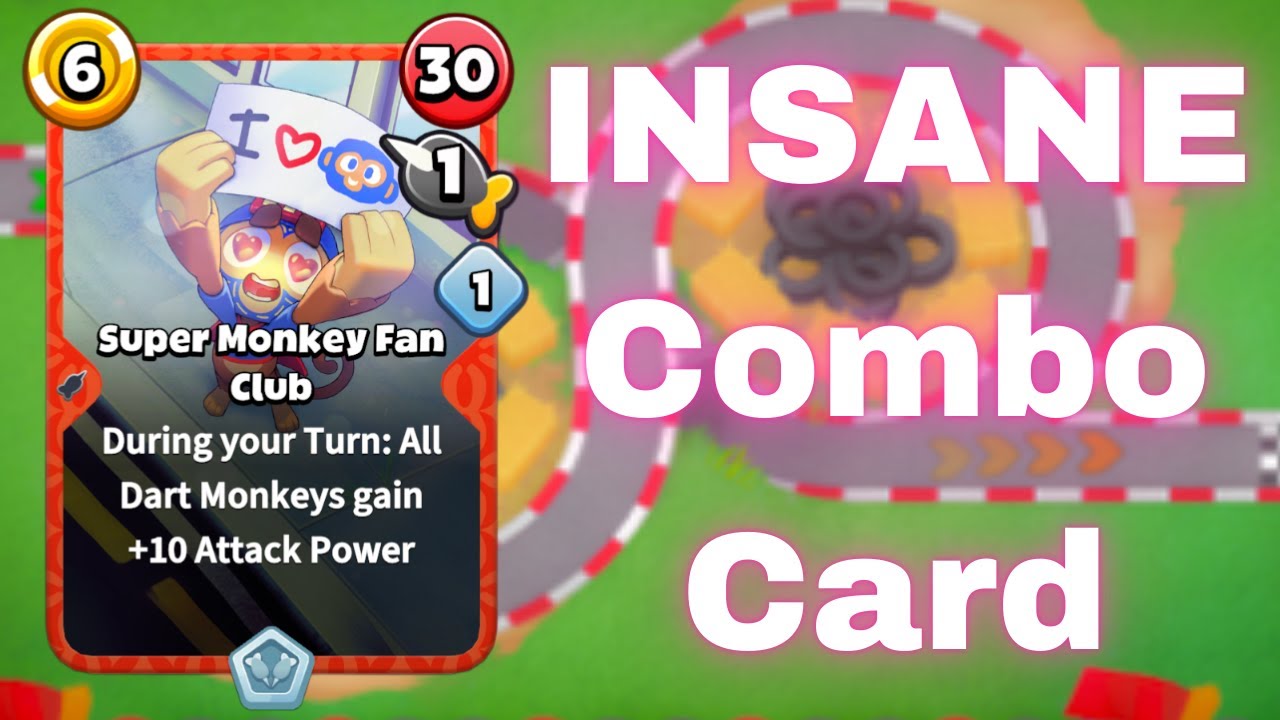 Super Monkey Fan Club is the BEST DEFENSIVE Card in Bloons Card Storm
