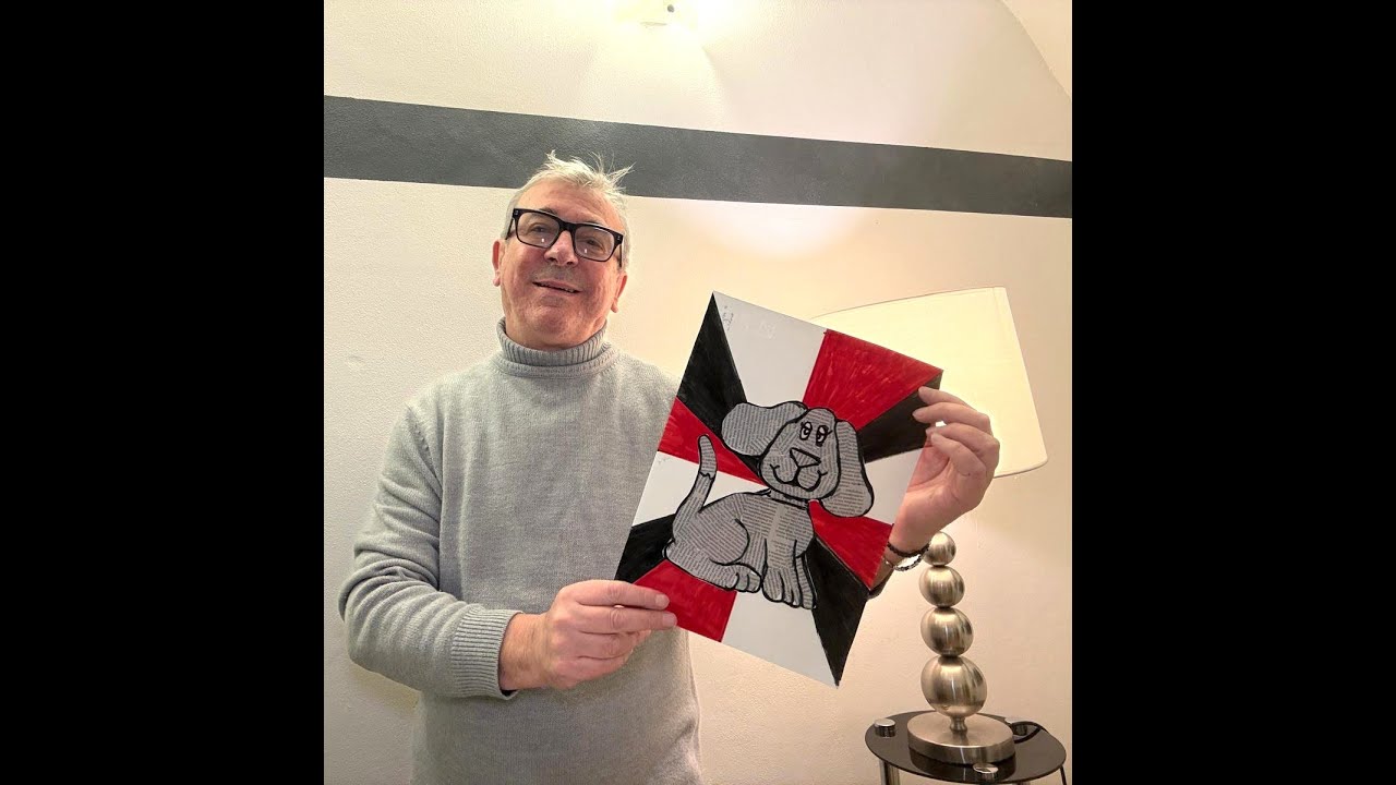 L'ARTE DEL COLLAGE : PAPER DOG stile anni 70