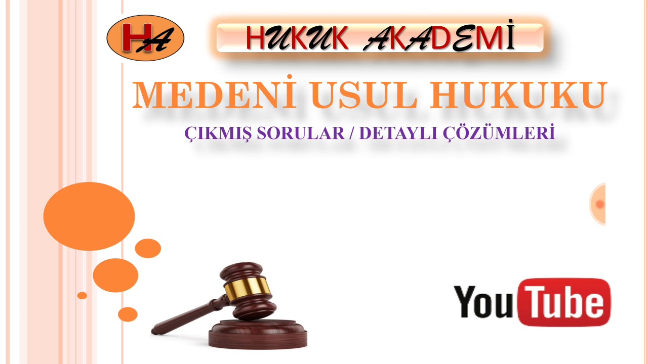 Medeni Usul Hukuku (İcra Müdürlüğü Sınavı 2018 ) Soru& Cevap II
