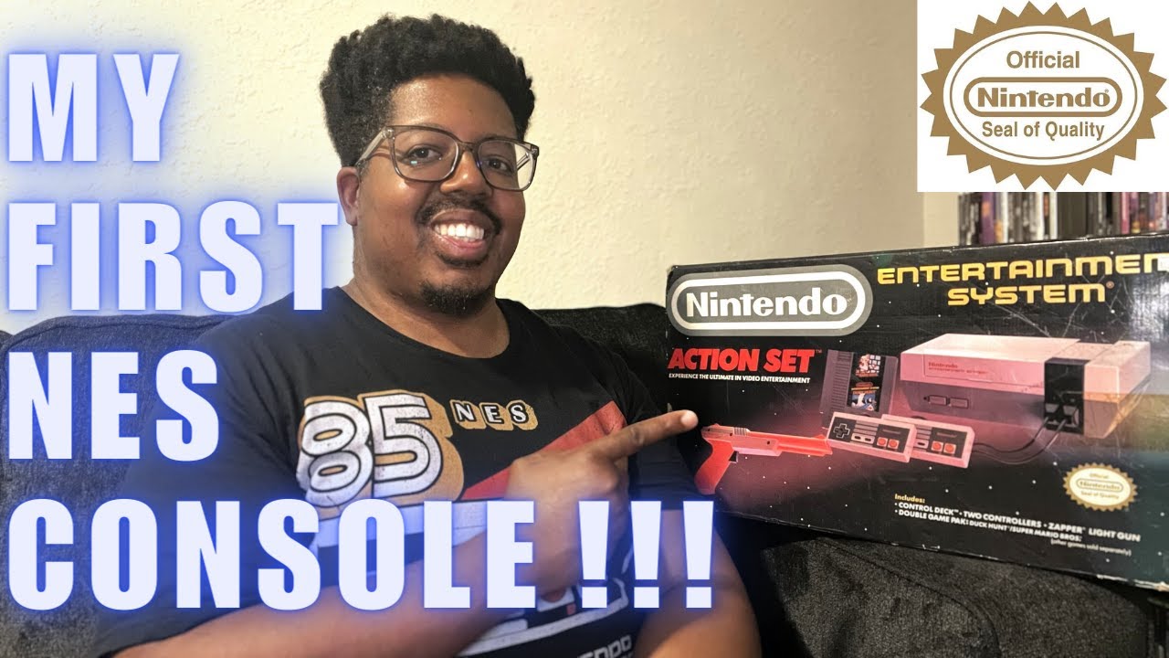 My First NES Console with CLASSIC RETRO Video Games!!!
