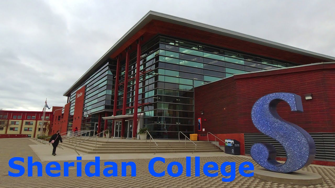[4K] Sheridan College Oakville Campus, Oakville Ontario Canada, 쉐리던 칼리지, 옥빌 캐나다