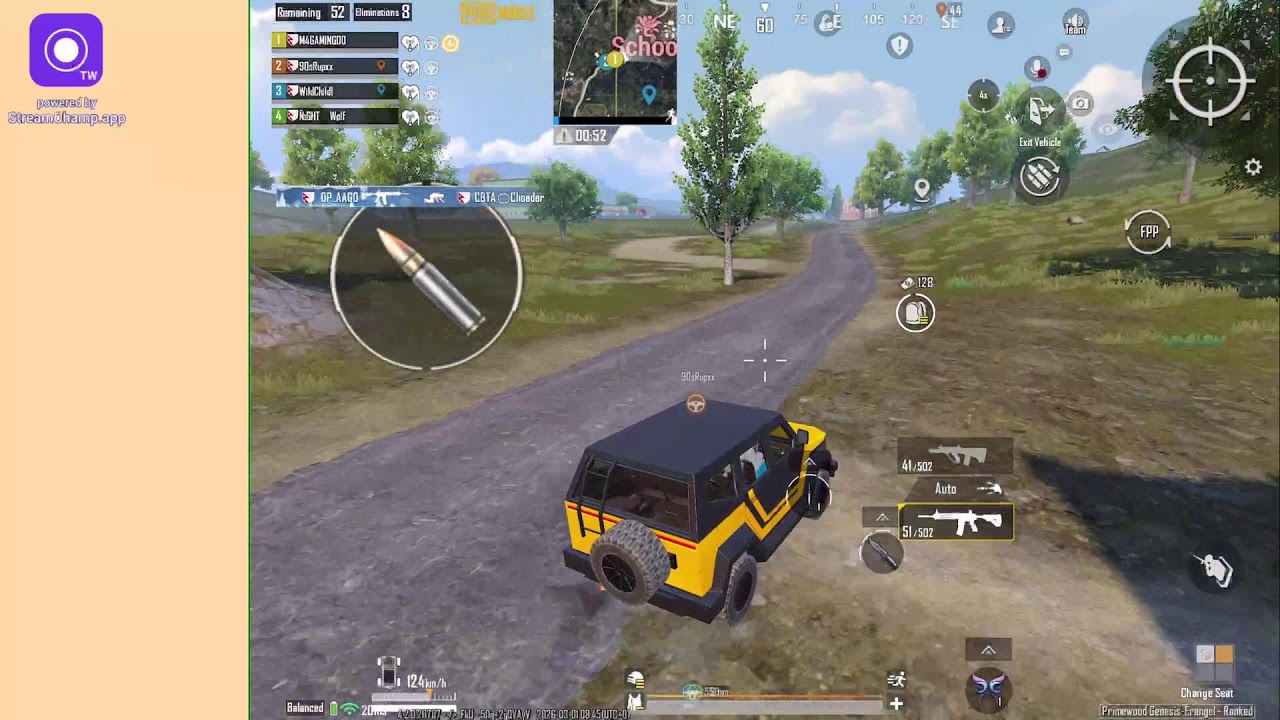 Broadcast powered by StreamChamp