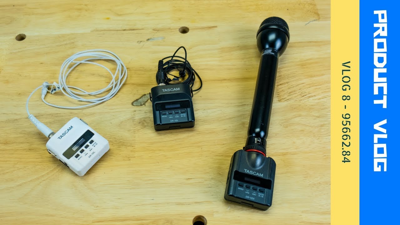 Tascam DR-10L and DR-10X - Portable Audio Field Recorder