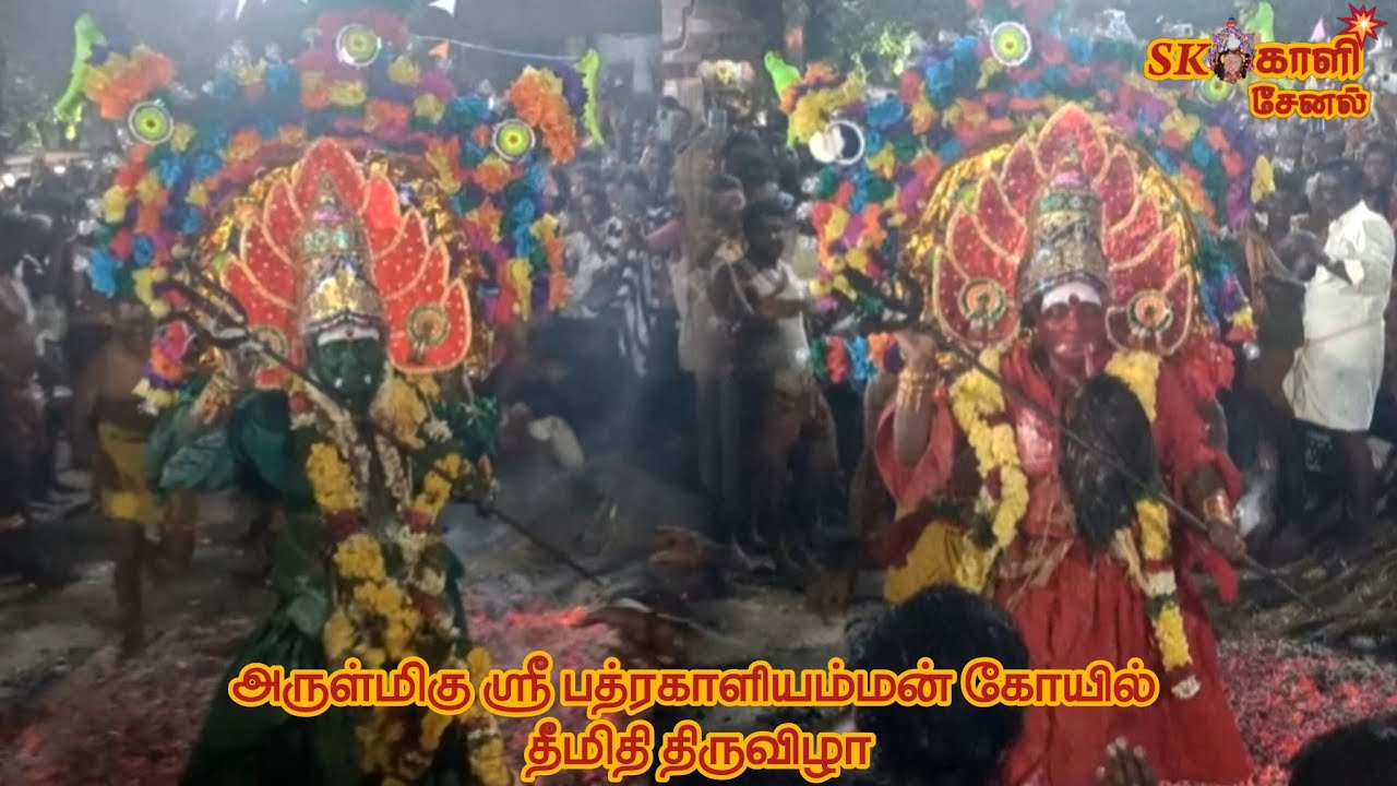 🔱சீர்காழி கீழத்தெருவில் இருந்து அருள்பாலிக்கும் அருள்மிகு ஸ்ரீ பத்ரகாளியம்மன் கோயில் தீமிதி திருவிழா